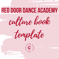 Staff Culture Book Template