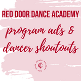 Dancer Shoutouts & Program Ads