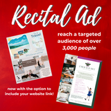 2026 Recital Program Ads